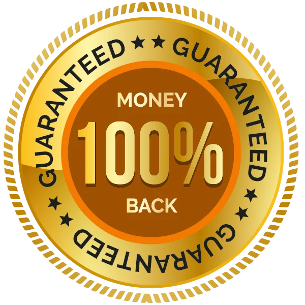 Vigorus money back guarantee seal