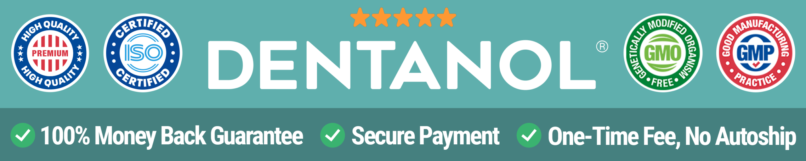 Dentanol promotional banner