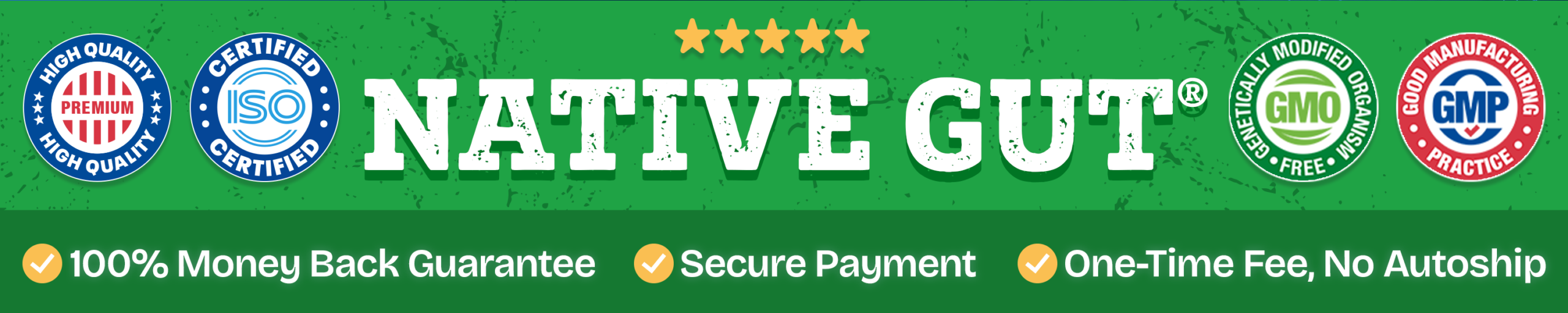 NativeGut dog supplement banner